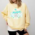 Baseball Mom Era Game Day Women's Comfort Colors Sweatshirt Blue Spruce Baseball Mom Era Game Day Women's Comfort Colors Sweatshirt Blue Spruce