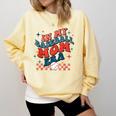 In My Baseball Mom Era Groovy Mom Baseball Mama Mother's Day Comfort Colors Sweatshirt Blue Spruce In My Baseball Mom Era Groovy Mom Baseball Mama Mother's Day Comfort Colors Sweatshirt Blue Spruce