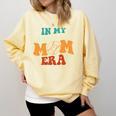 In My Baseball Mom Era Baseball Retro Groovy Mom Comfort Colors Sweatshirt Blue Spruce In My Baseball Mom Era Baseball Retro Groovy Mom Comfort Colors Sweatshirt Blue Spruce