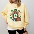 Baseball Mom Green Shamrock St Patrick Day Women Comfort Colors Sweatshirt Blue Spruce Baseball Mom Green Shamrock St Patrick Day Women Comfort Colors Sweatshirt Blue Spruce