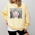 Baseball Mom Heart Sports Mom Comfort Colors Sweatshirt Blue Spruce Baseball Mom Heart Sports Mom Comfort Colors Sweatshirt Blue Spruce