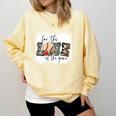 Baseball Mom Leopard For The Love Of The Game Bleached Women Comfort Colors Sweatshirt Blue Spruce Baseball Mom Leopard For The Love Of The Game Bleached Women Comfort Colors Sweatshirt Blue Spruce