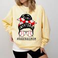 Baseball Mom Leopard Messy Bun Game Day Comfort Colors Sweatshirt Blue Spruce Baseball Mom Leopard Messy Bun Game Day Comfort Colors Sweatshirt Blue Spruce