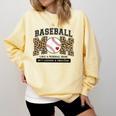 Baseball Mom Leopard Like a Normal But Louder And Prouder Comfort Colors Sweatshirt Blue Spruce Baseball Mom Leopard Like a Normal But Louder And Prouder Comfort Colors Sweatshirt Blue Spruce