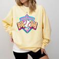 Baseball Mom Loud And Proud Game Day Sport Mother's Day Comfort Colors Sweatshirt Blue Spruce