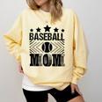 Baseball Mom Baseball Lover Mom Comfort Colors Sweatshirt Blue Spruce