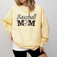 Baseball Mom Mother`s Day Comfort Colors Sweatshirt Blue Spruce