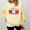 Baseball Mom Mother's Day For Mom Game Day Outfit Comfort Colors Sweatshirt Blue Spruce