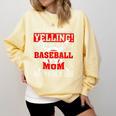 Baseball Mom Baseball Player Baseball Comfort Colors Sweatshirt Blue Spruce