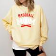 Baseball Mom Baseball Player For Mother's Day Comfort Colors Sweatshirt Blue Spruce Baseball Mom Baseball Player For Mother's Day Comfort Colors Sweatshirt Blue Spruce