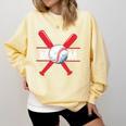 Baseball Mom Red Comfort Colors Sweatshirt Blue Spruce Baseball Mom Red Comfort Colors Sweatshirt Blue Spruce