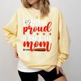 Baseball Mom Sport Mommy Baseball Mama Mother's Day Comfort Colors Sweatshirt Blue Spruce