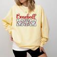 Baseball Mom Sporty Humor Raglan Baseball Tee Comfort Colors Sweatshirt Blue Spruce
