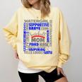 Baseball Mom Traits For Great Mothers Grey And Blue Comfort Colors Sweatshirt Blue Spruce