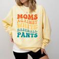Baseball Moms Against Baseball Pants Groovy Softball Comfort Colors Sweatshirt Blue Spruce Baseball Moms Against Baseball Pants Groovy Softball Comfort Colors Sweatshirt Blue Spruce