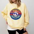 Baseball Moms My Favorite Baseball Player Call Me Moms Premium Comfort Colors Sweatshirt Blue Spruce