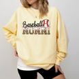 Baseball Nonni Women BallPark Nonni Baseball Mom Comfort Colors Sweatshirt Blue Spruce