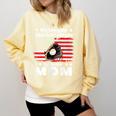 My Baseball Player Calls Me Mom Baseball Mom Comfort Colors Sweatshirt Blue Spruce