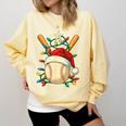 Baseball Santa Christmas Ball Baseball Lover Player Boys Comfort Colors Sweatshirt Blue Spruce Baseball Santa Christmas Ball Baseball Lover Player Boys Comfort Colors Sweatshirt Blue Spruce
