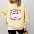 Baseball-Shirt Women Mama Mother Baseball Mom Comfort Colors Sweatshirt Blue Spruce