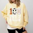 Baseball Soccer Basketball 100 Days Of School Comfort Colors Sweatshirt Blue Spruce