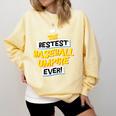 Best Baseball Umpire Job Occupation Premium Tri-Blend Comfort Colors Sweatshirt Blue Spruce