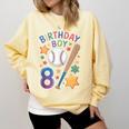 Birthday Boy 8th Birthday Baseball Comfort Colors Sweatshirt Blue Spruce Birthday Boy 8th Birthday Baseball Comfort Colors Sweatshirt Blue Spruce