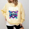 Bruh It's My 67 33 Days Of School Baseball 100 Days Smarter Comfort Colors Sweatshirt Blue Spruce Bruh It's My 67 33 Days Of School Baseball 100 Days Smarter Comfort Colors Sweatshirt Blue Spruce