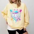 Bunny Baseball Hat With Ice Cream Easter Day Boys Kids Girls Comfort Colors Sweatshirt Blue Spruce Bunny Baseball Hat With Ice Cream Easter Day Boys Kids Girls Comfort Colors Sweatshirt Blue Spruce