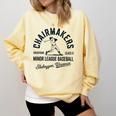 Chairmakers Sheboygan Minor League Baseball Comfort Colors Sweatshirt Blue Spruce