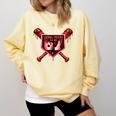 Chocolate 67 Drip Baseball Valentine Love Sports Comfort Colors Sweatshirt Blue Spruce