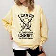 Christian Baseball Philippians 4 Comfort Colors Sweatshirt Blue Spruce Christian Baseball Philippians 4 Comfort Colors Sweatshirt Blue Spruce