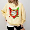Christmas Baseball Ice Cream Drip Men Women Kids Comfort Colors Sweatshirt Blue Spruce Christmas Baseball Ice Cream Drip Men Women Kids Comfort Colors Sweatshirt Blue Spruce