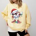 Christmas Baseball Ice Cream Dripping Santa Baseball Drip Comfort Colors Sweatshirt Blue Spruce Christmas Baseball Ice Cream Dripping Santa Baseball Drip Comfort Colors Sweatshirt Blue Spruce