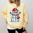 Christmas Baseball Snowman Xmas Pajamas Women Men Boys Comfort Colors Sweatshirt Blue Spruce Christmas Baseball Snowman Xmas Pajamas Women Men Boys Comfort Colors Sweatshirt Blue Spruce