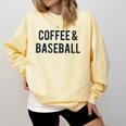 Coffee And Baseball Comfort Colors Sweatshirt Blue Spruce Coffee And Baseball Comfort Colors Sweatshirt Blue Spruce