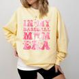 Coquette Bow In My Baseball Mom Era Baseball Mama Mother Day Comfort Colors Sweatshirt Blue Spruce Coquette Bow In My Baseball Mom Era Baseball Mama Mother Day Comfort Colors Sweatshirt Blue Spruce