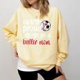 Crazy Proud Soccer Baseball Player Mom Ball Mother Comfort Colors Sweatshirt Blue Spruce Crazy Proud Soccer Baseball Player Mom Ball Mother Comfort Colors Sweatshirt Blue Spruce