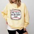 Cute Baseball Mom My Heart On That Field Sister Girl Toddler Comfort Colors Sweatshirt Blue Spruce Cute Baseball Mom My Heart On That Field Sister Girl Toddler Comfort Colors Sweatshirt Blue Spruce