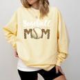 Cute Baseball Mom Leopard Print Mom For Mother's Day Comfort Colors Sweatshirt Blue Spruce Cute Baseball Mom Leopard Print Mom For Mother's Day Comfort Colors Sweatshirt Blue Spruce