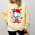 Cute Dripping Baseball Lover Valentines Day Boys Kids Comfort Colors Sweatshirt Blue Spruce Cute Dripping Baseball Lover Valentines Day Boys Kids Comfort Colors Sweatshirt Blue Spruce