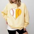Cute Love Baseball Fast Pitch Softball Heart Baseball Mom Comfort Colors Sweatshirt Blue Spruce Cute Love Baseball Fast Pitch Softball Heart Baseball Mom Comfort Colors Sweatshirt Blue Spruce