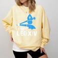 Da Pope Leo XIV Baseball Comfort Colors Sweatshirt Blue Spruce Da Pope Leo XIV Baseball Comfort Colors Sweatshirt Blue Spruce