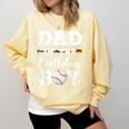 Dad Of The Birthday Boy Baseball Bday Family Comfort Colors Sweatshirt Blue Spruce