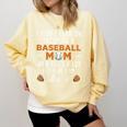 I Didn't Plan On Becoming a Baseball Mom Comfort Colors Sweatshirt Blue Spruce