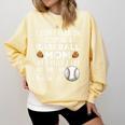 I Didn't Plan On Becoming a Baseball Mom Mother's Day Comfort Colors Sweatshirt Blue Spruce