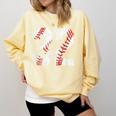 Distressed Baseball Number 32 Jersey Uniform Player Fan Comfort Colors Sweatshirt Blue Spruce