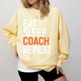 Eat Sleep Coach Repeat Shirt Men Women Baseball Lover Comfort Colors Sweatshirt Blue Spruce Eat Sleep Coach Repeat Shirt Men Women Baseball Lover Comfort Colors Sweatshirt Blue Spruce
