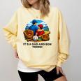 Father Son Baseball Father's Day Comfort Colors Sweatshirt Blue Spruce Father Son Baseball Father's Day Comfort Colors Sweatshirt Blue Spruce