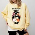 My Favorite Ballers Call Me Mom Basketball Mom Baseball Mom Comfort Colors Sweatshirt Blue Spruce My Favorite Ballers Call Me Mom Basketball Mom Baseball Mom Comfort Colors Sweatshirt Blue Spruce